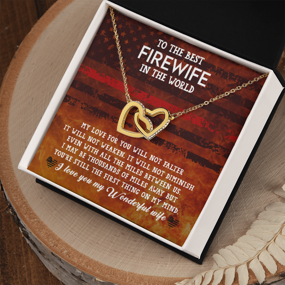 To My Wife Firewife Independence Day Inseparable Necklace-Express Your Love Gifts