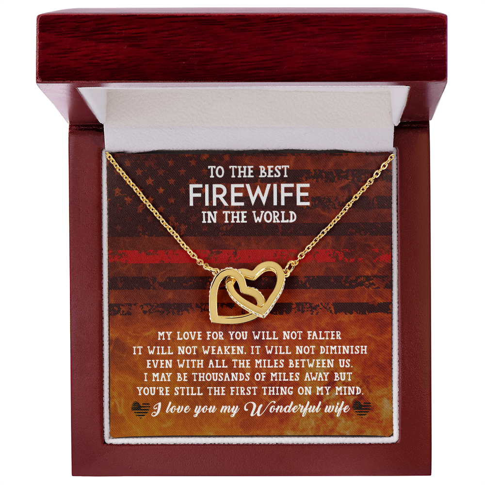 To My Wife Firewife Independence Day Inseparable Necklace-Express Your Love Gifts