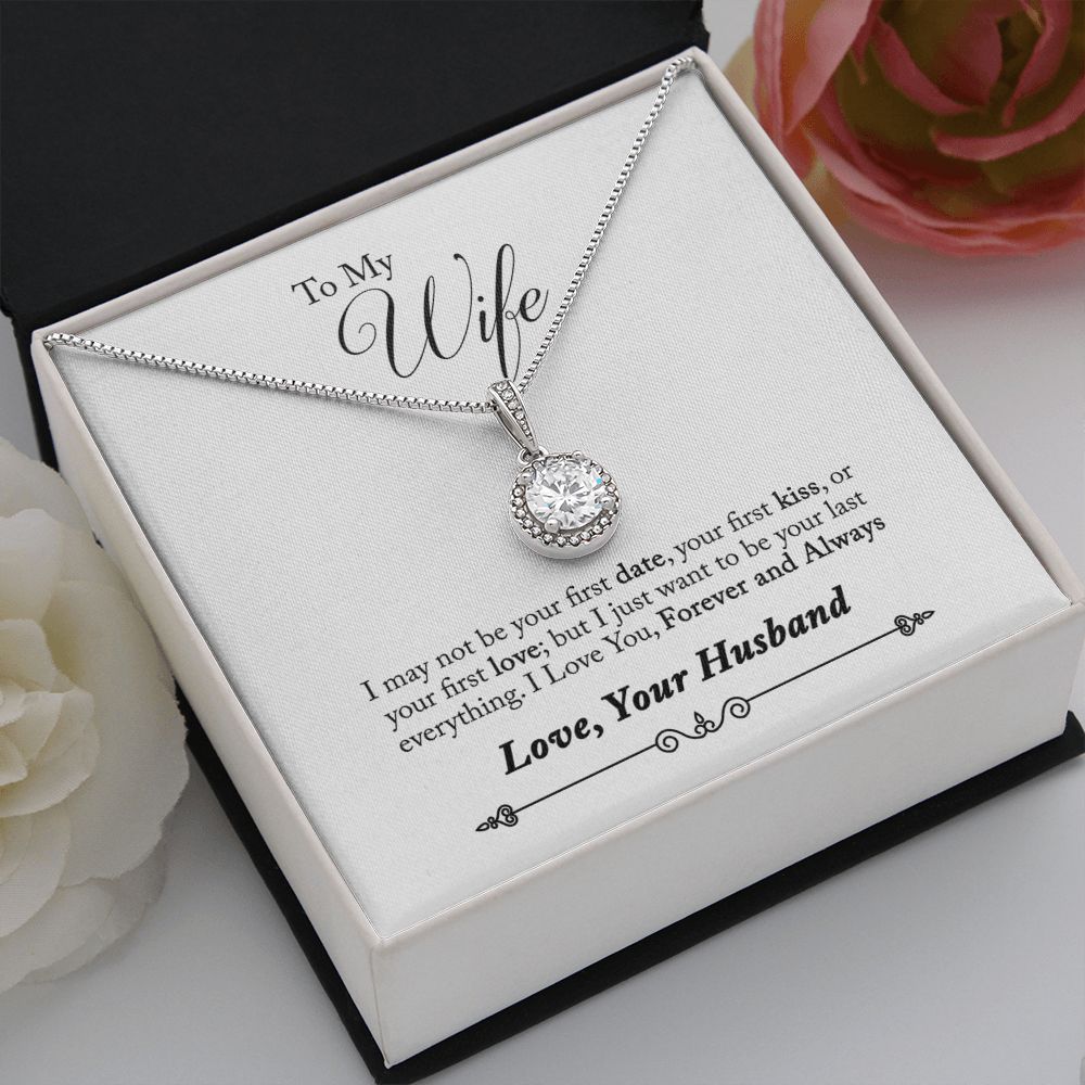 To My Wife Forever and Always Eternal Hope Necklace Message Card-Express Your Love Gifts