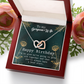To My Wife Grow Old Together Birthday Message Inseparable Necklace-Express Your Love Gifts