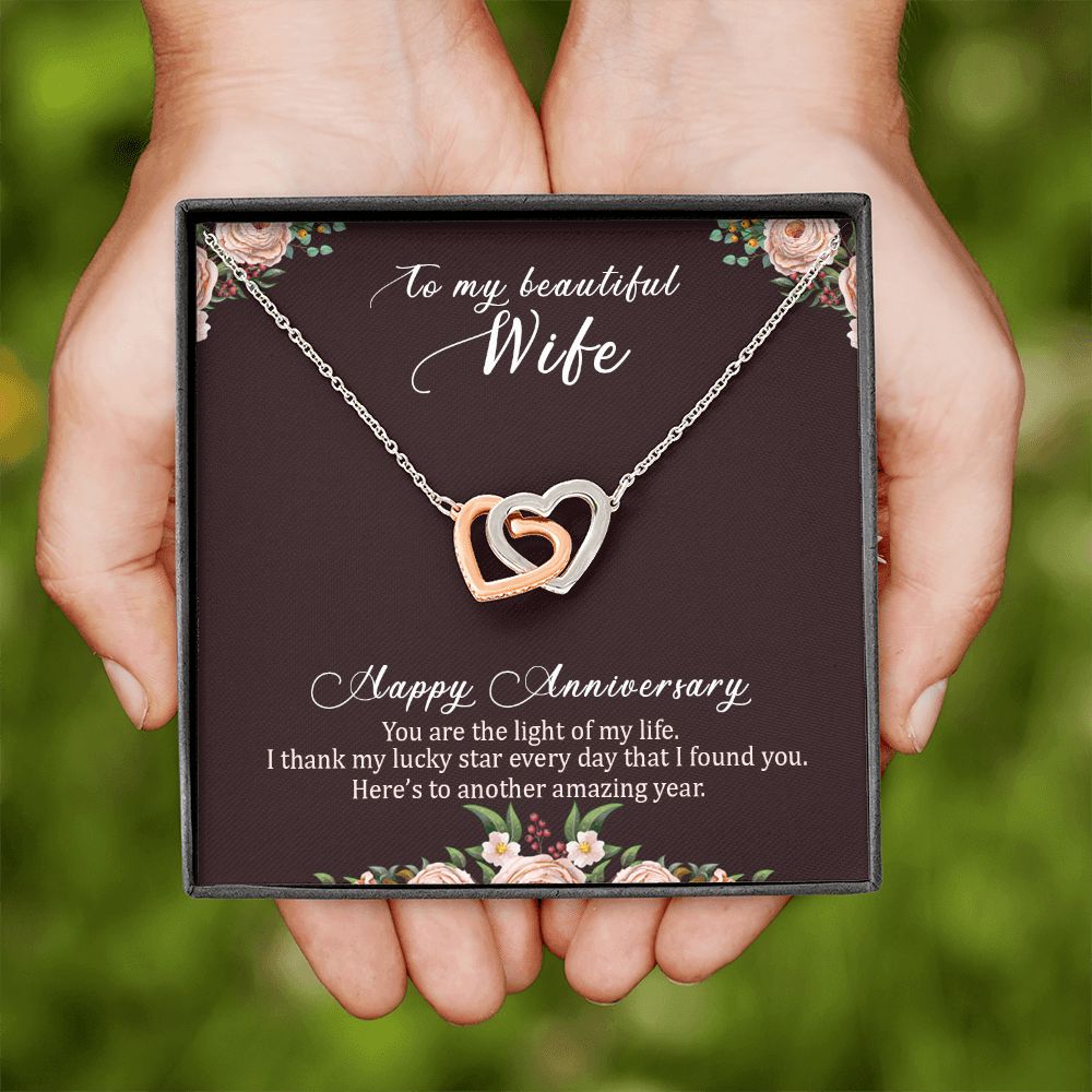 Anniversary necklace hot sale for wife