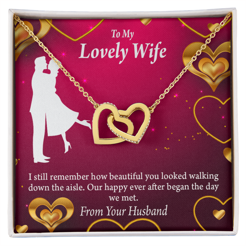 To My Wife Happy Ever After Inseparable Necklace-Express Your Love Gifts