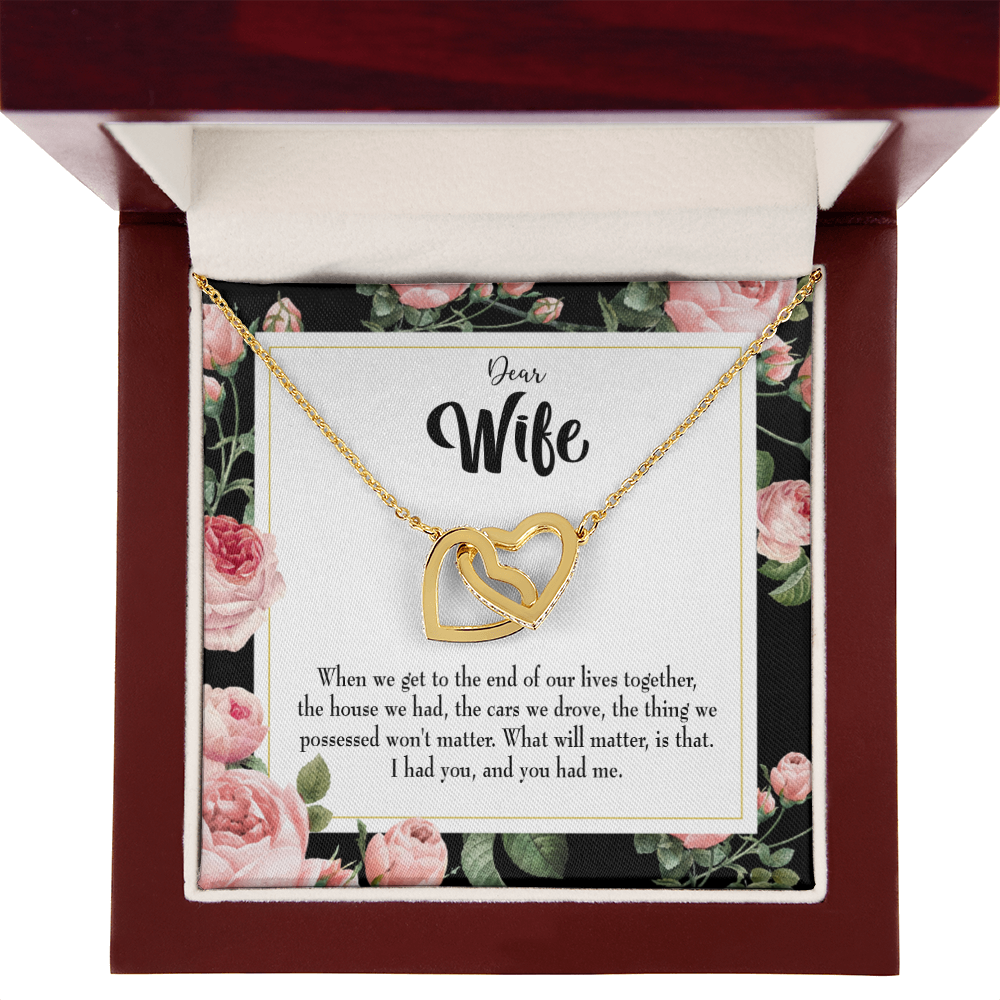 To My Wife Have Each Other Inseparable Necklace-Express Your Love Gifts