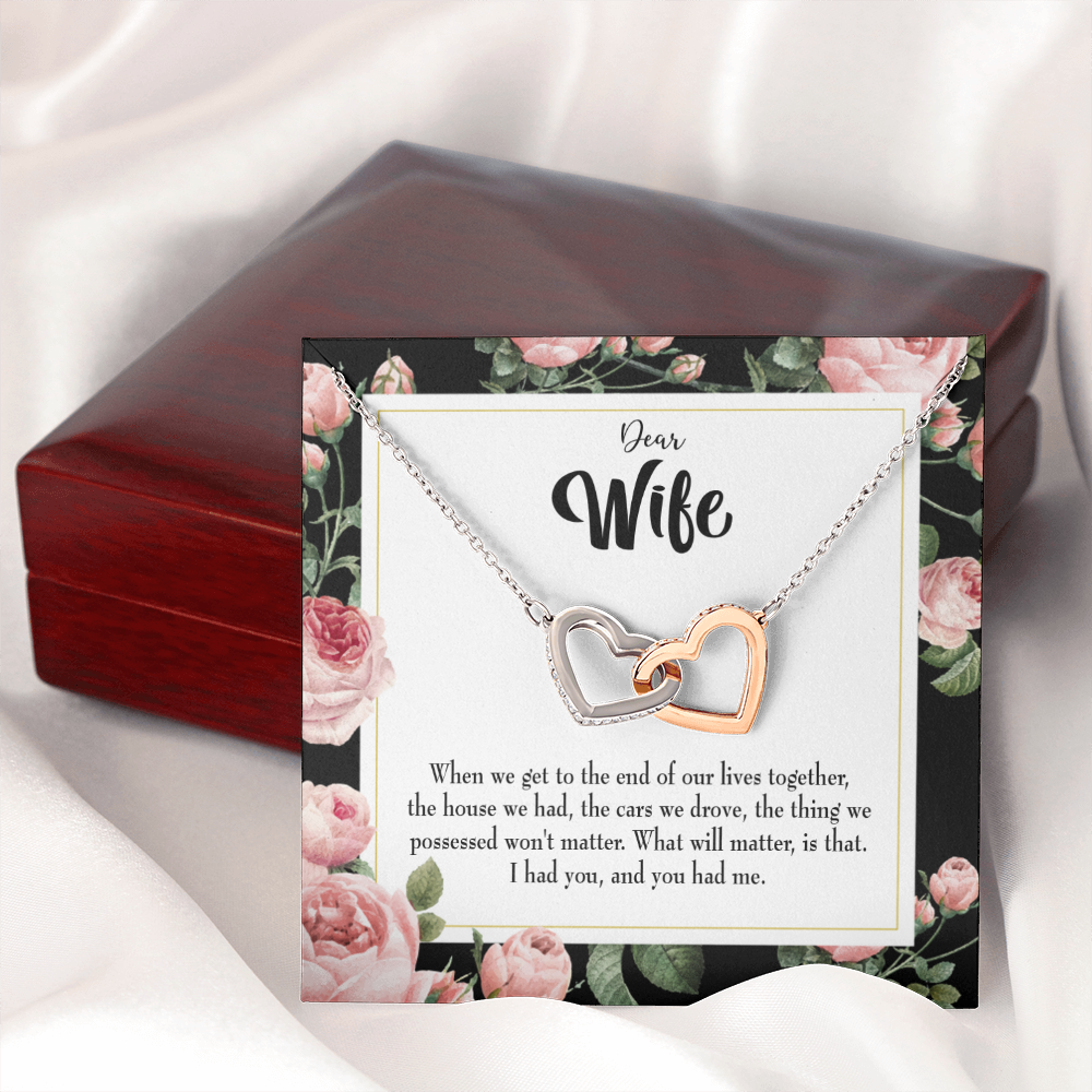 To My Wife Have Each Other Inseparable Necklace-Express Your Love Gifts