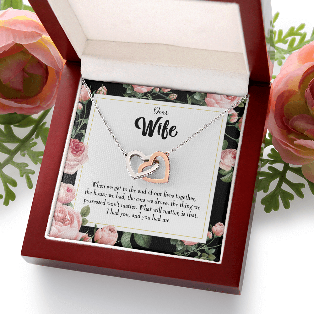 To My Wife Have Each Other Inseparable Necklace-Express Your Love Gifts