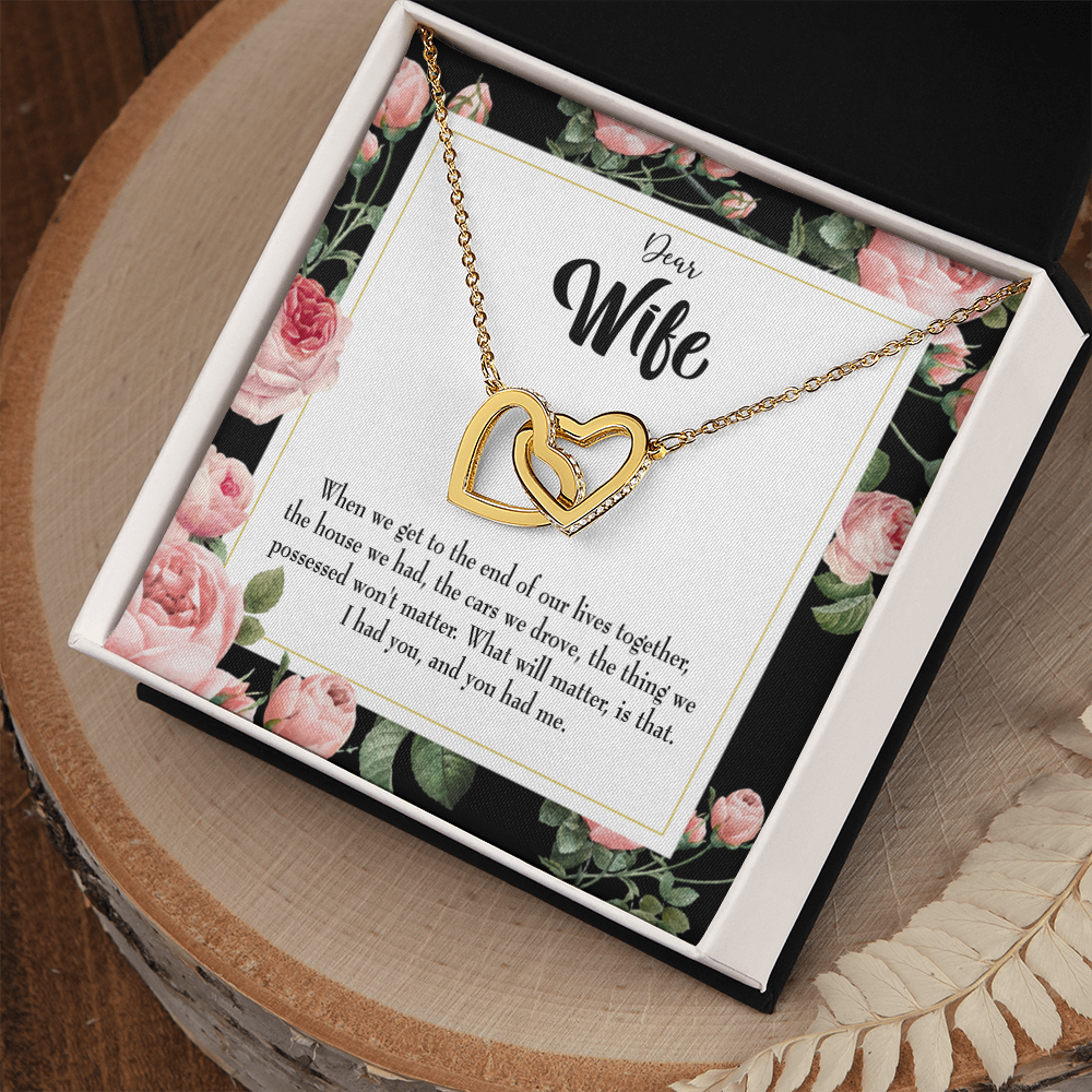 To My Wife Have Each Other Inseparable Necklace-Express Your Love Gifts