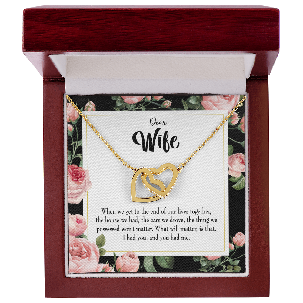 To My Wife Have Each Other Inseparable Necklace-Express Your Love Gifts