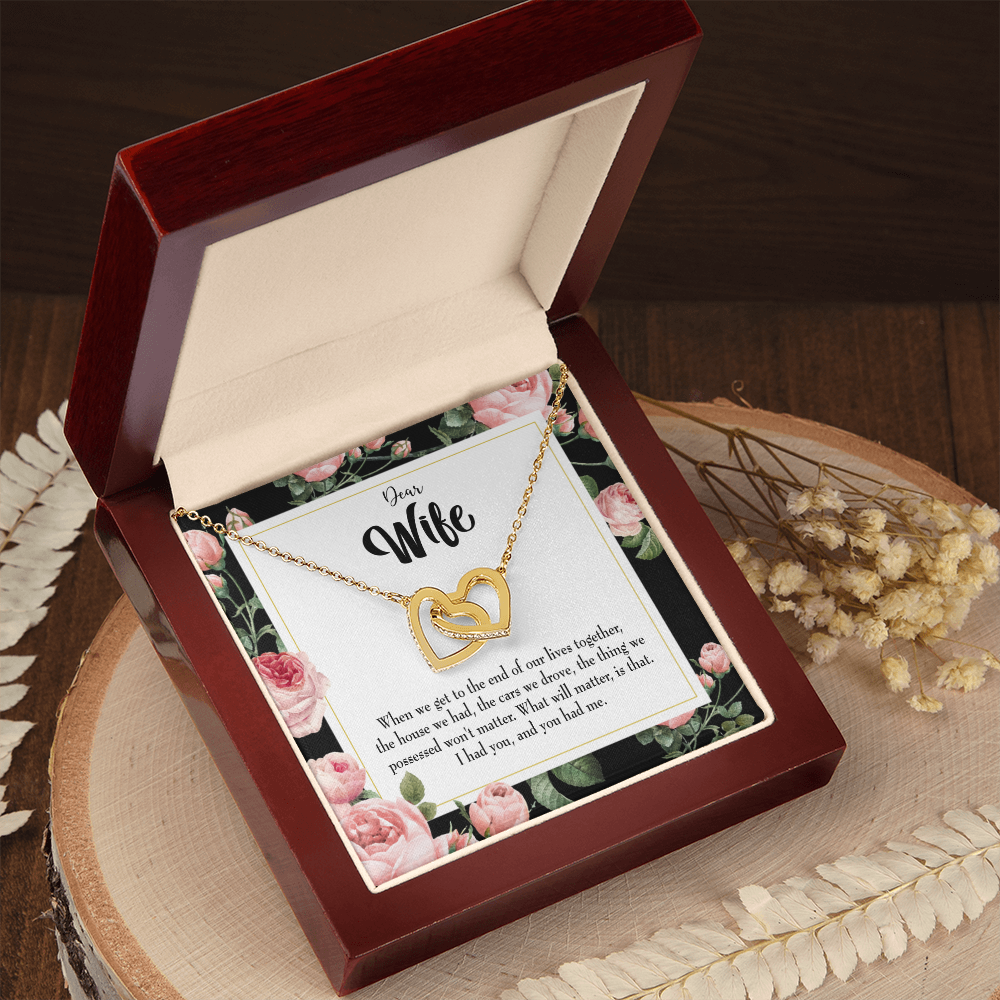 To My Wife Have Each Other Inseparable Necklace-Express Your Love Gifts