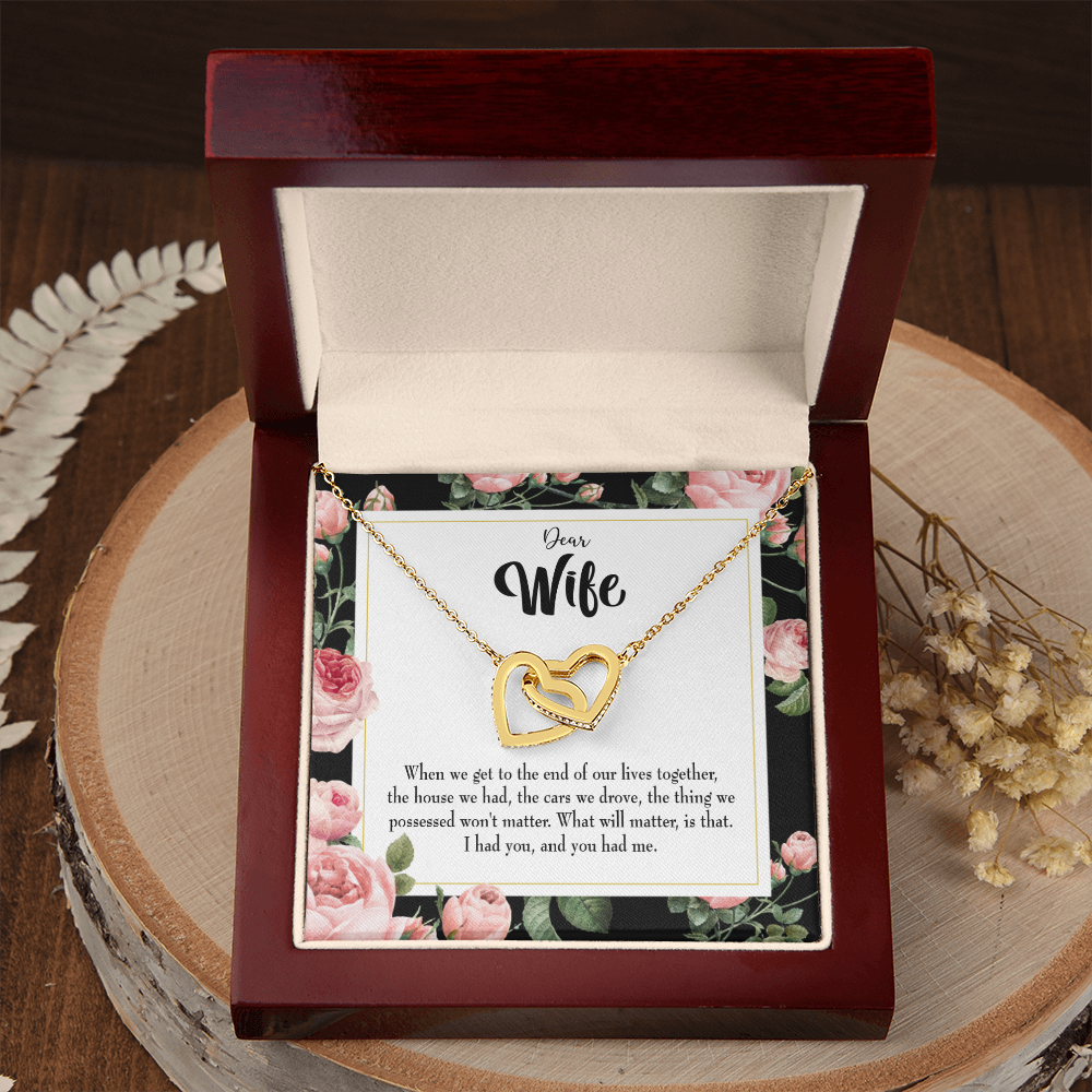 To My Wife Have Each Other Inseparable Necklace-Express Your Love Gifts