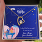 To My Wife I Asked God Forever Necklace w Message Card-Express Your Love Gifts