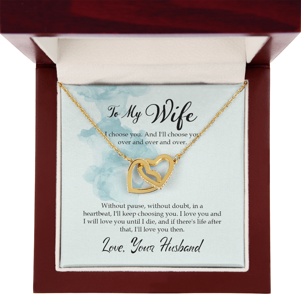 To My Wife I Choose You Inseparable Necklace-Express Your Love Gifts