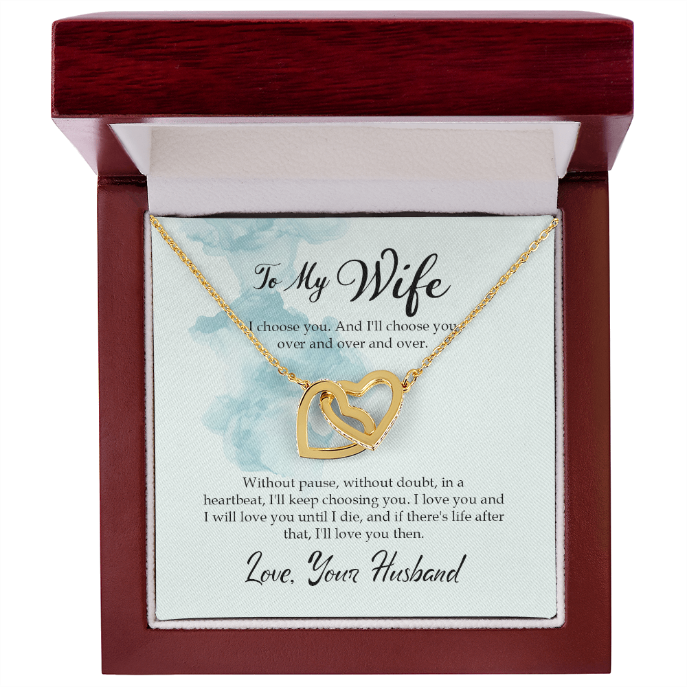 To My Wife I Choose You Inseparable Necklace-Express Your Love Gifts