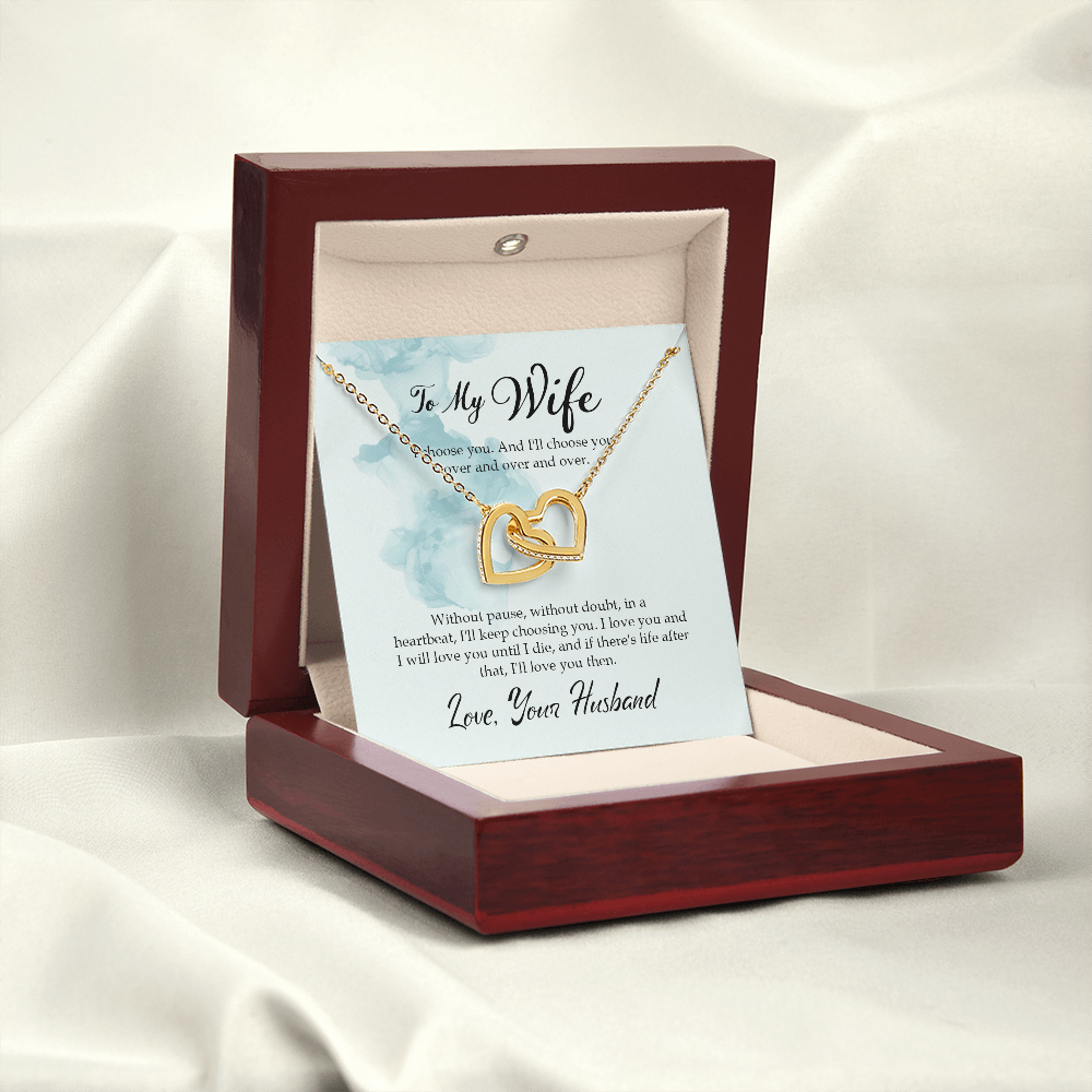 To My Wife I Choose You Inseparable Necklace-Express Your Love Gifts