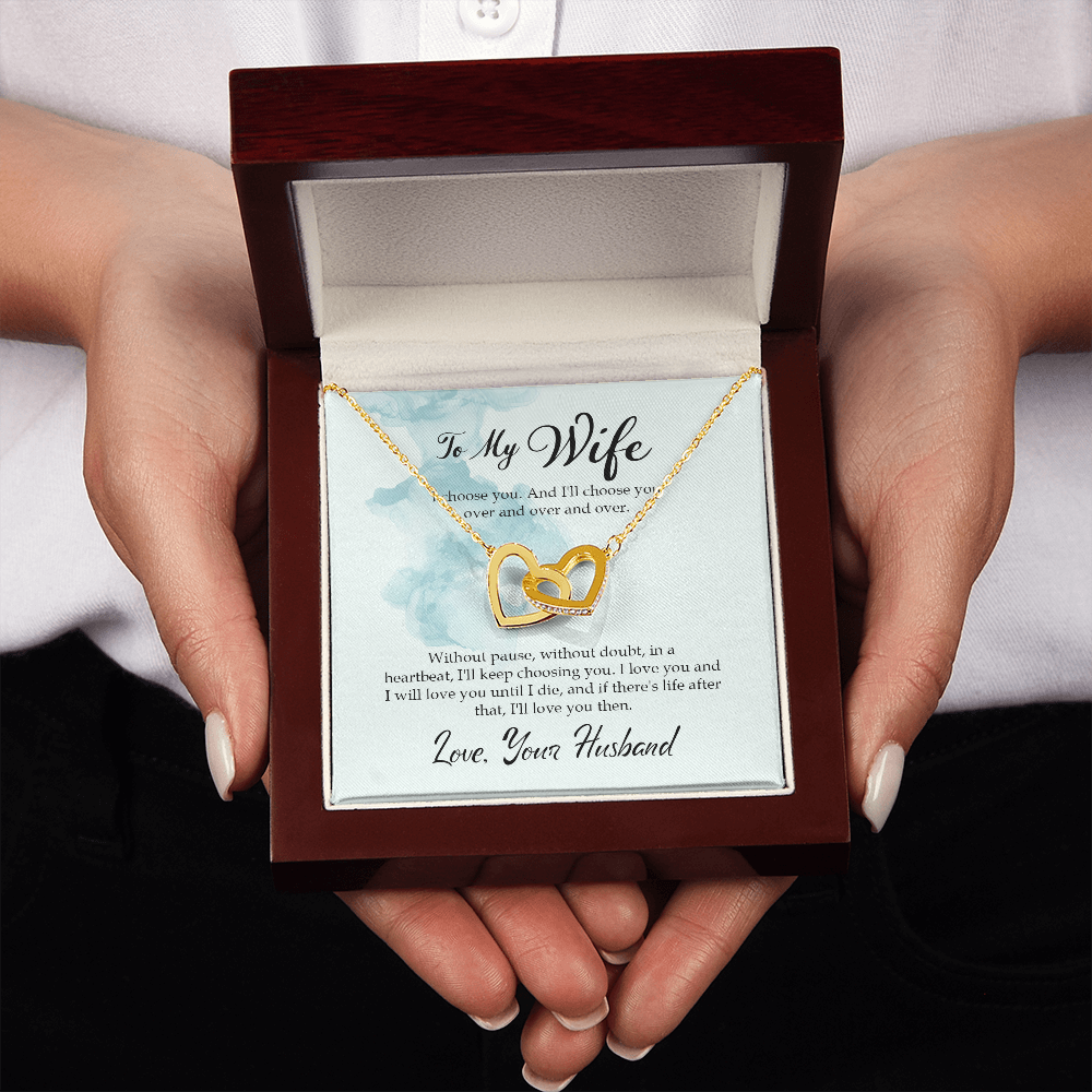 To My Wife I Choose You Inseparable Necklace-Express Your Love Gifts