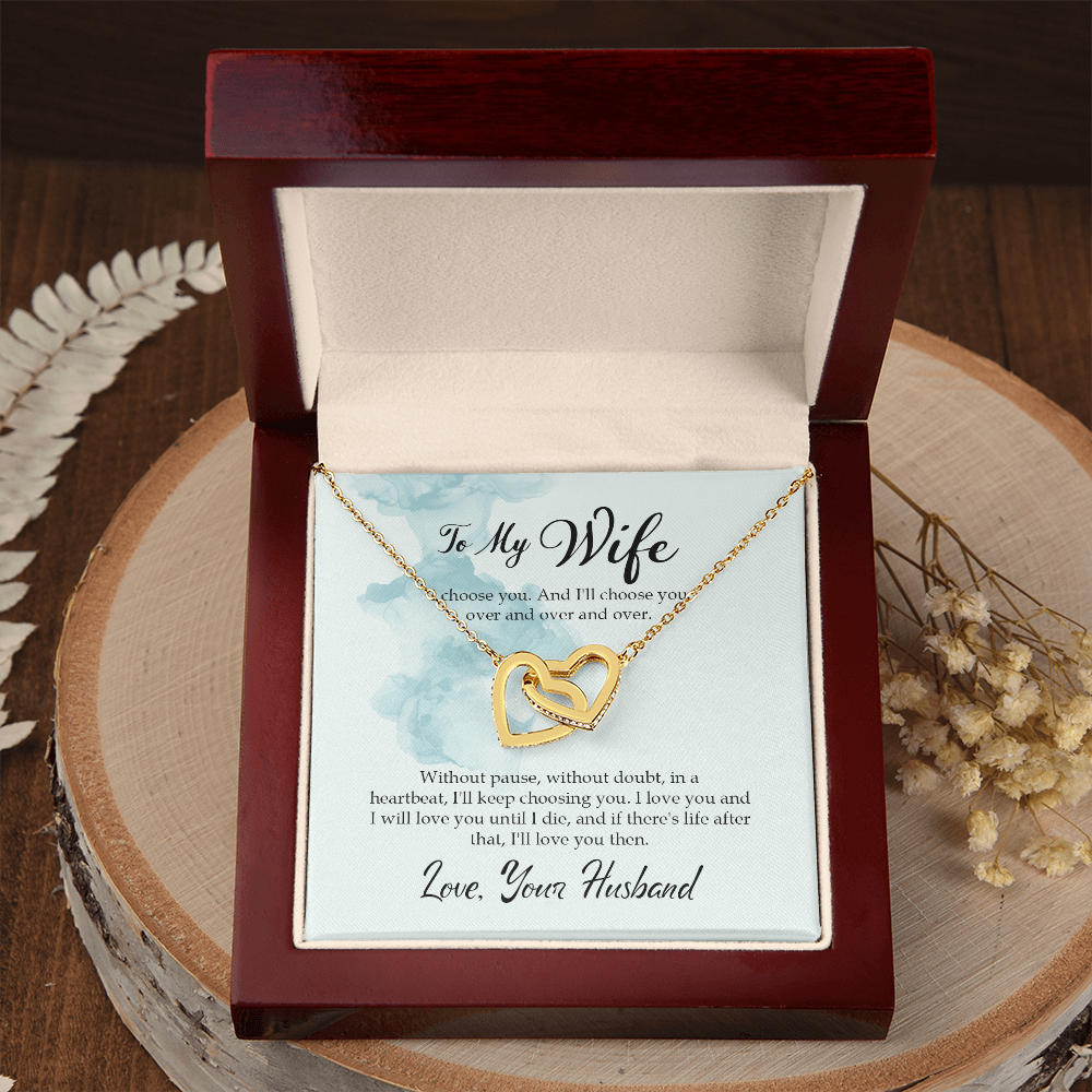 To My Wife I Choose You Inseparable Necklace-Express Your Love Gifts