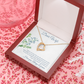 To My Wife I Knew You Were The One Forever Necklace w Message Card-Express Your Love Gifts