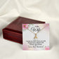 To My Wife I Love You Then Alluring Ribbon Necklace Message Card-Express Your Love Gifts