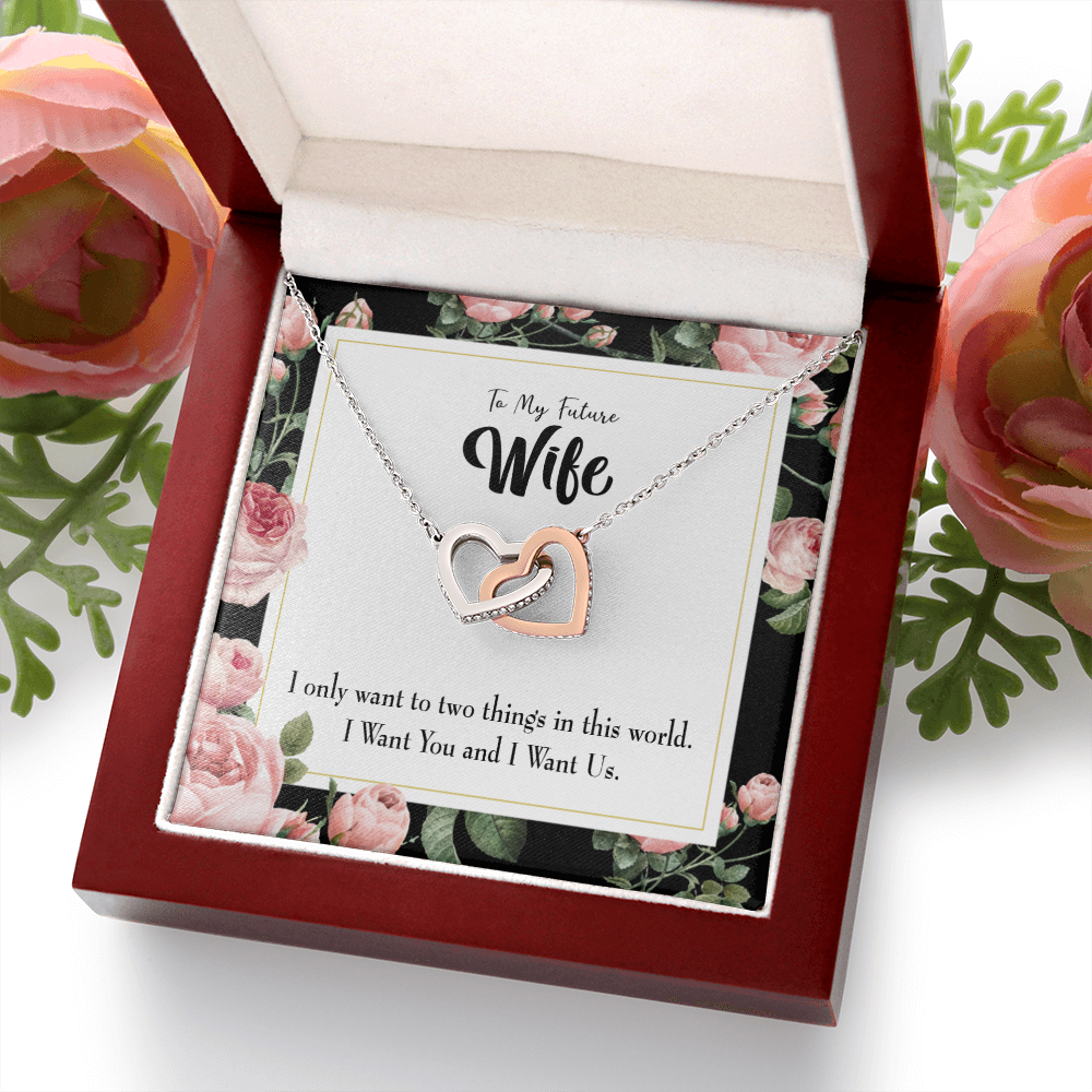 To My Wife I Want Us Inseparable Necklace-Express Your Love Gifts