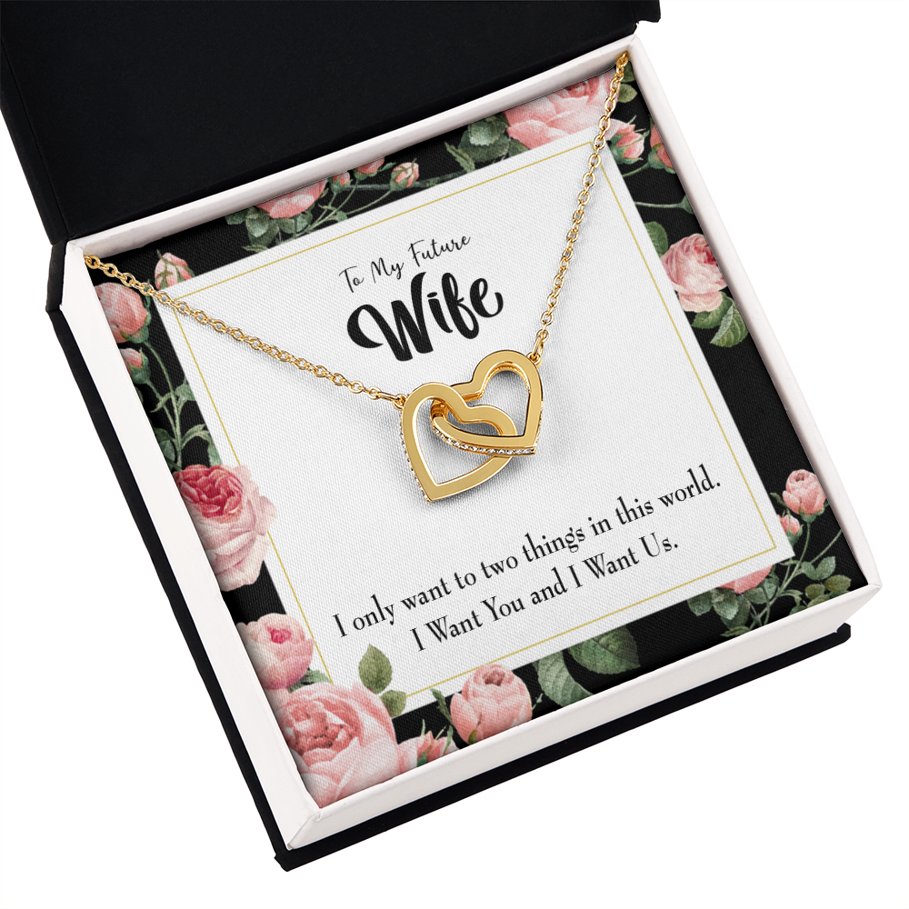 To My Wife I Want Us Inseparable Necklace-Express Your Love Gifts