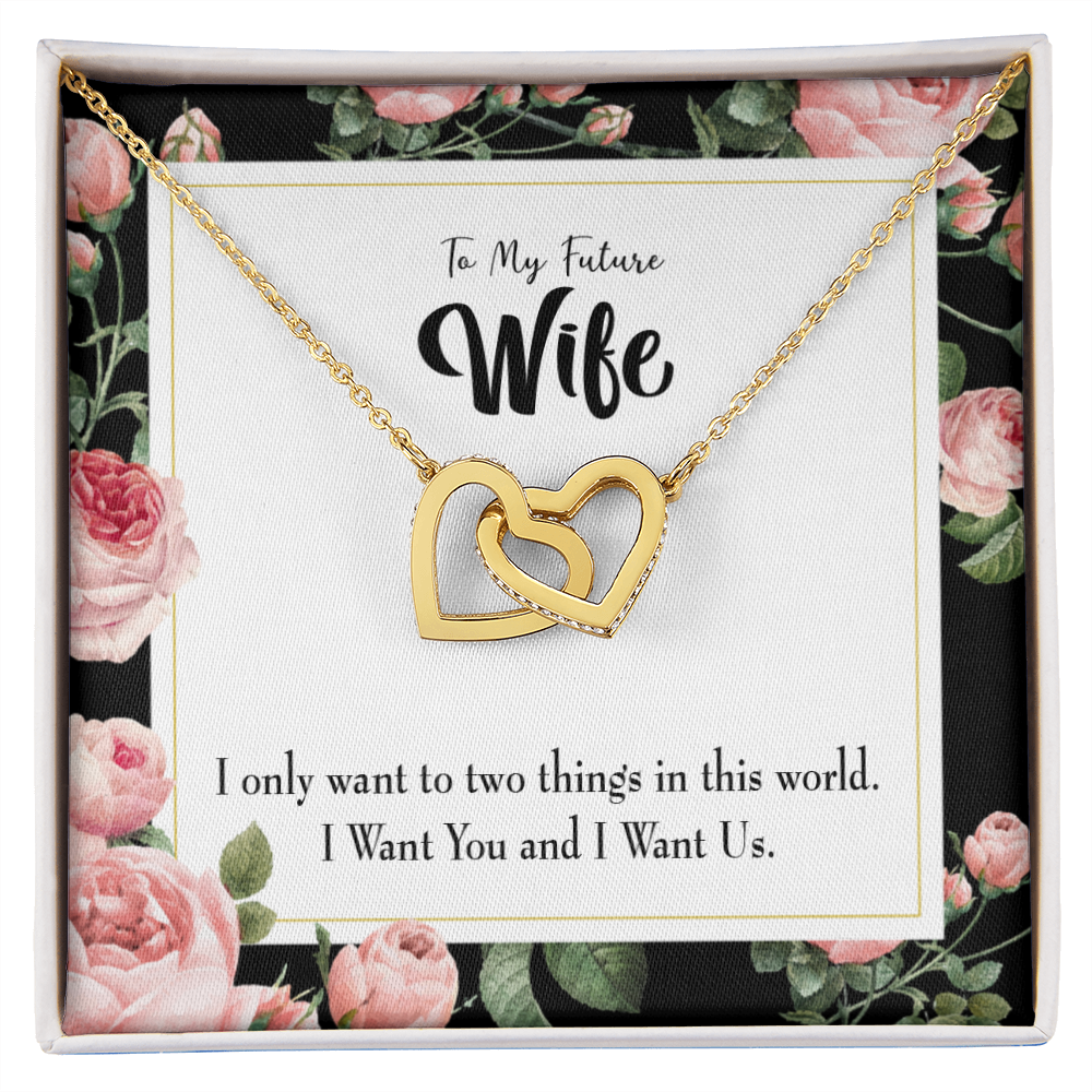To My Wife I Want Us Inseparable Necklace-Express Your Love Gifts