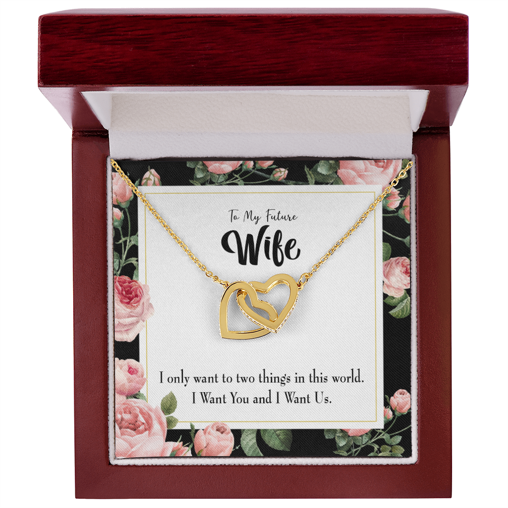 To My Wife I Want Us Inseparable Necklace-Express Your Love Gifts