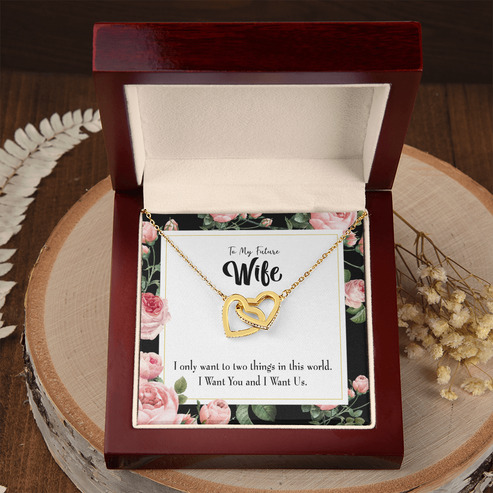 To My Wife I Want Us Inseparable Necklace-Express Your Love Gifts