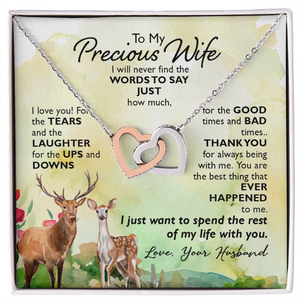 To My Wife I'll Always Love You Forever Love Luxury Pendant Necklace G – DK  Avenue