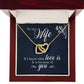 To My Wife If I Know What Love Is Inseparable Necklace-Express Your Love Gifts