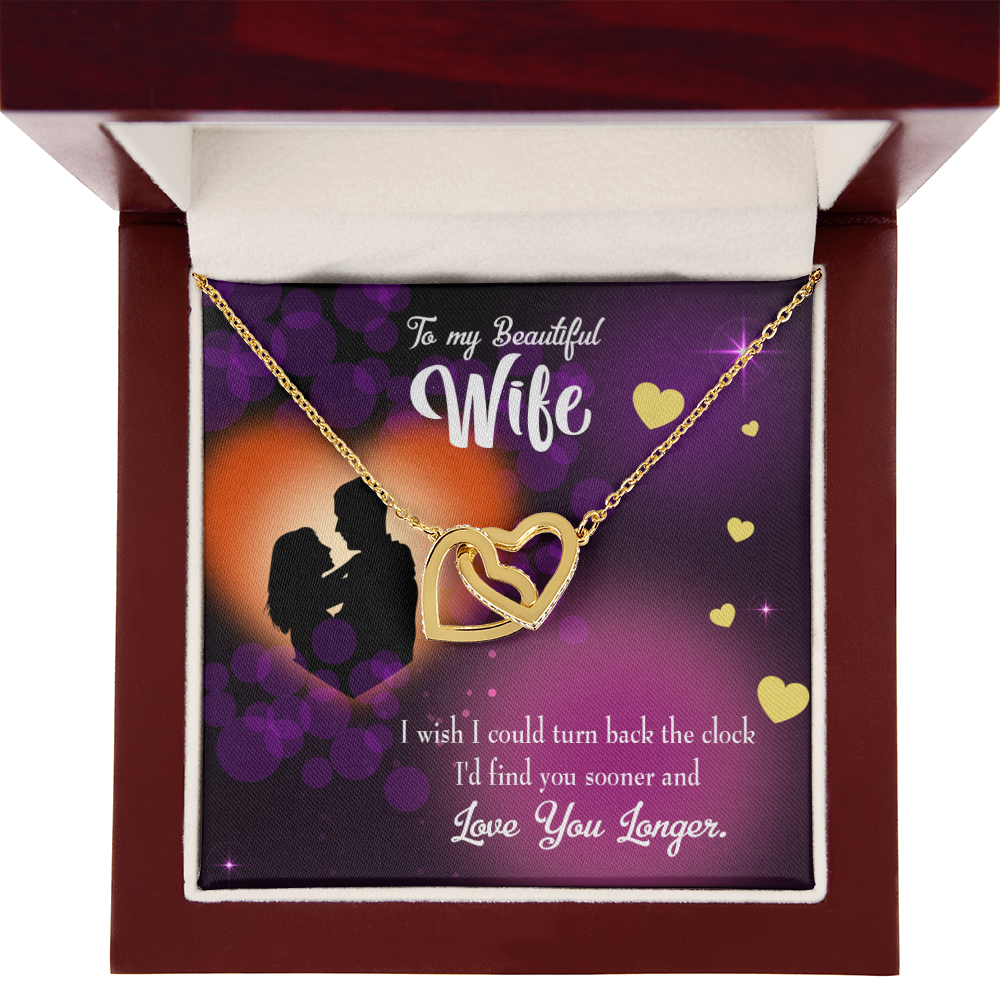 To My Wife Love You Longer Inseparable Necklace-Express Your Love Gifts