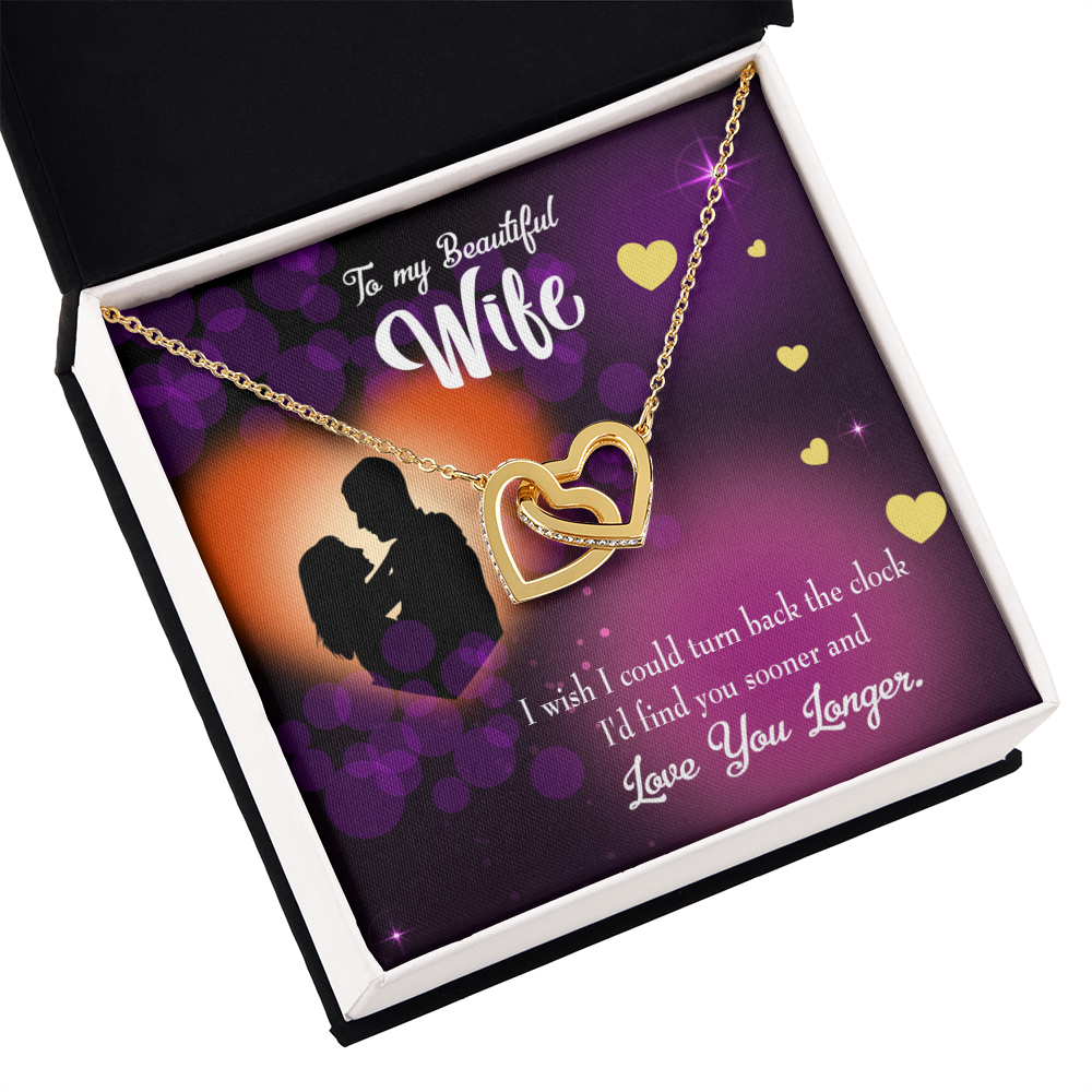 To My Wife Love You Longer Inseparable Necklace-Express Your Love Gifts