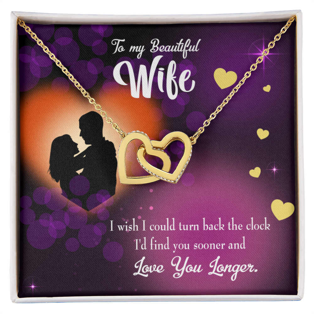 To My Wife Love You Longer Inseparable Necklace-Express Your Love Gifts