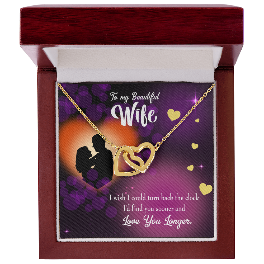 To My Wife Love You Longer Inseparable Necklace-Express Your Love Gifts