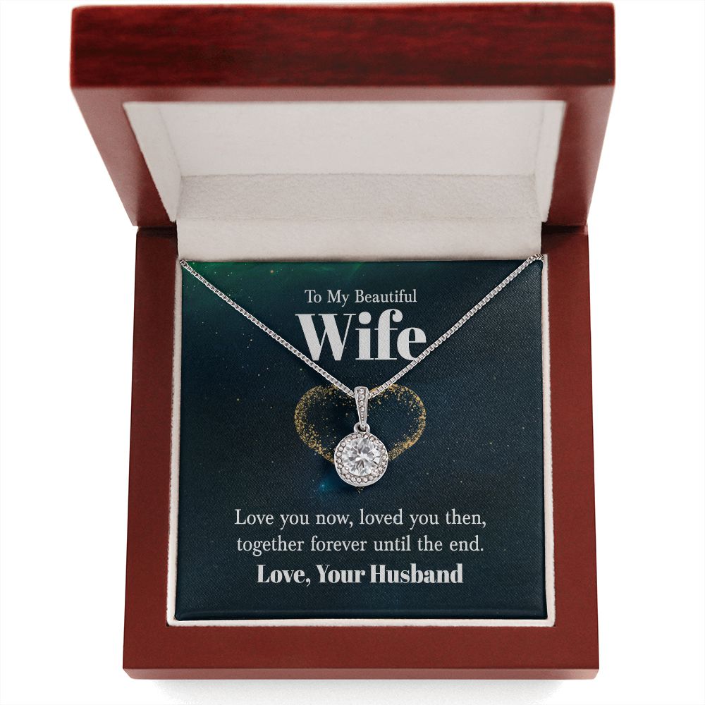 To My Wife Love You Now Eternal Hope Necklace Message Card-Express Your Love Gifts