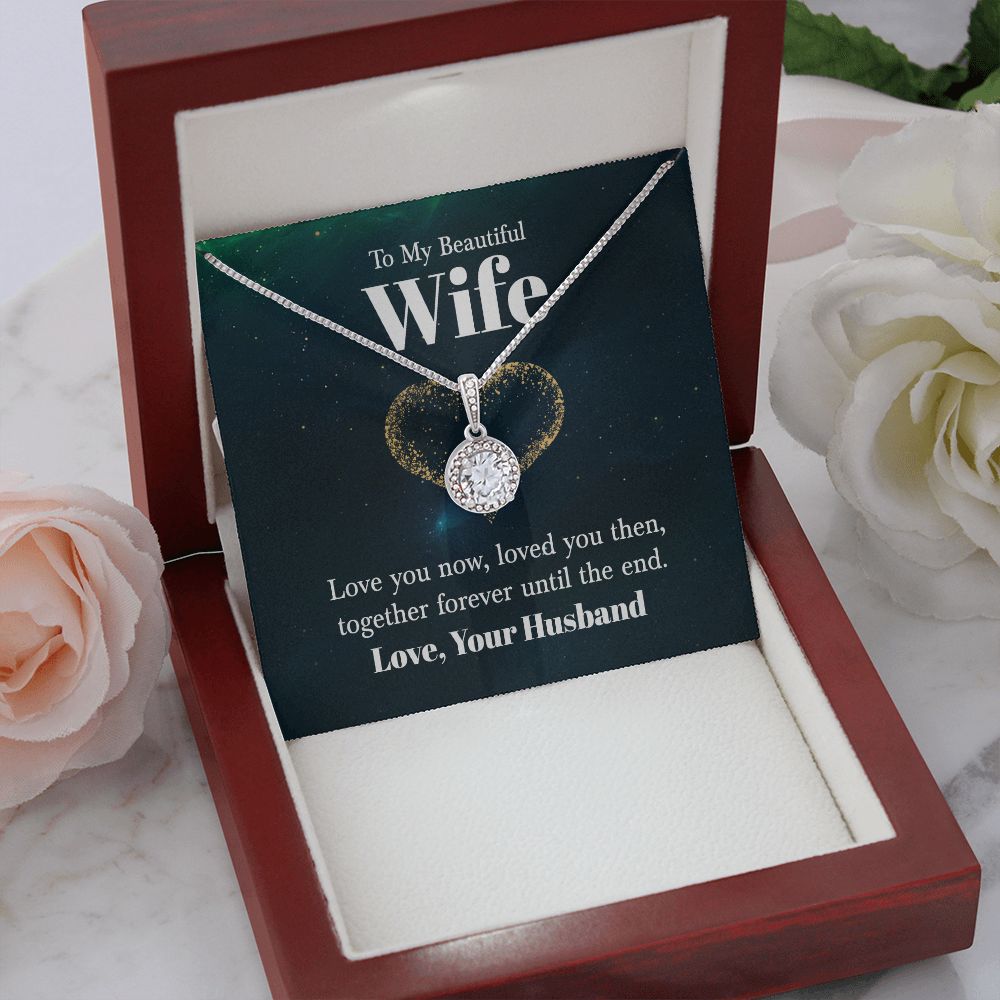 To My Wife Love You Now Eternal Hope Necklace Message Card-Express Your Love Gifts