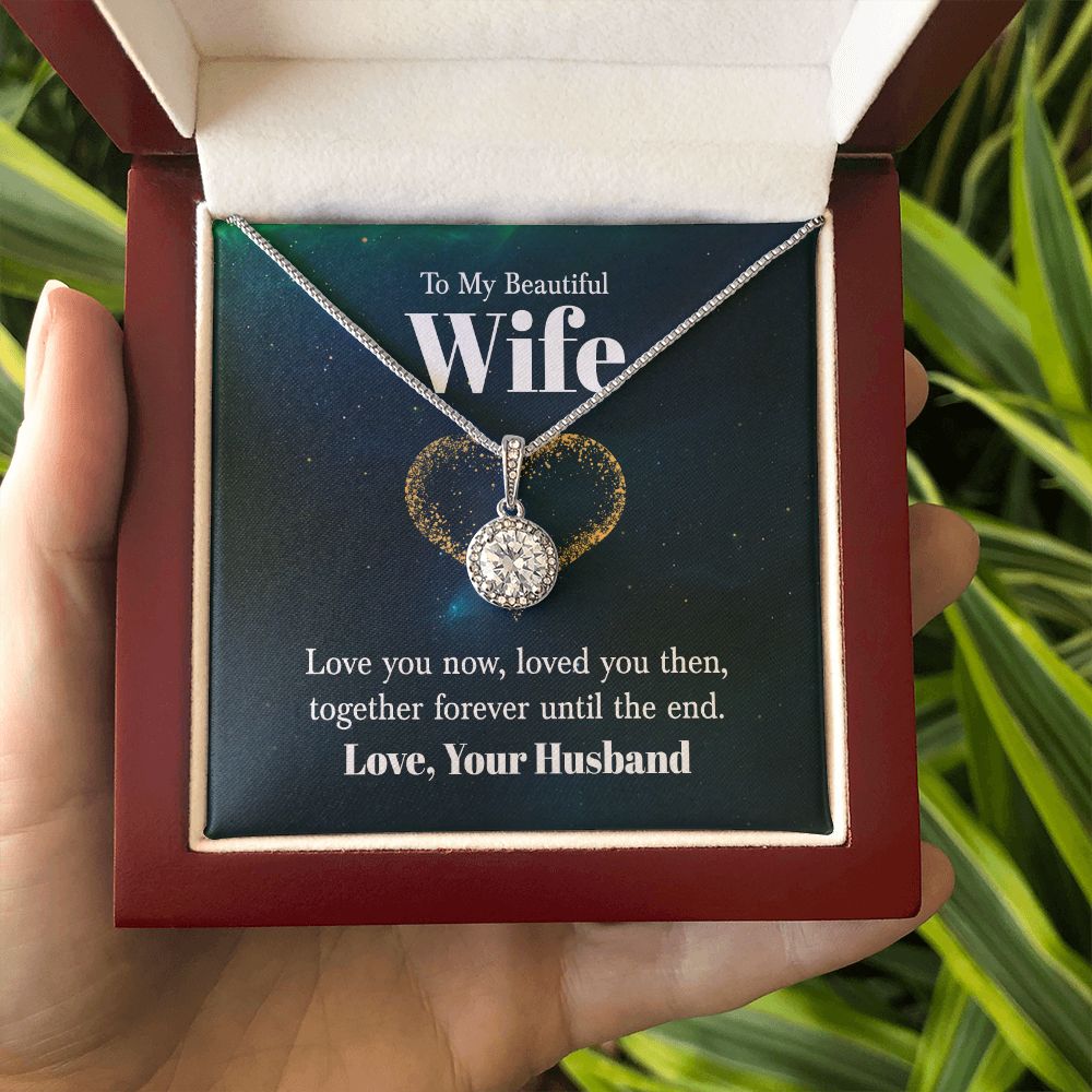 To My Wife Love You Now Eternal Hope Necklace Message Card-Express Your Love Gifts