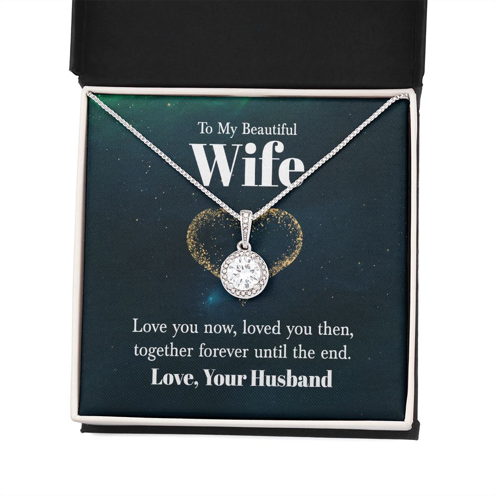 To My Wife Love You Now Eternal Hope Necklace Message Card-Express Your Love Gifts