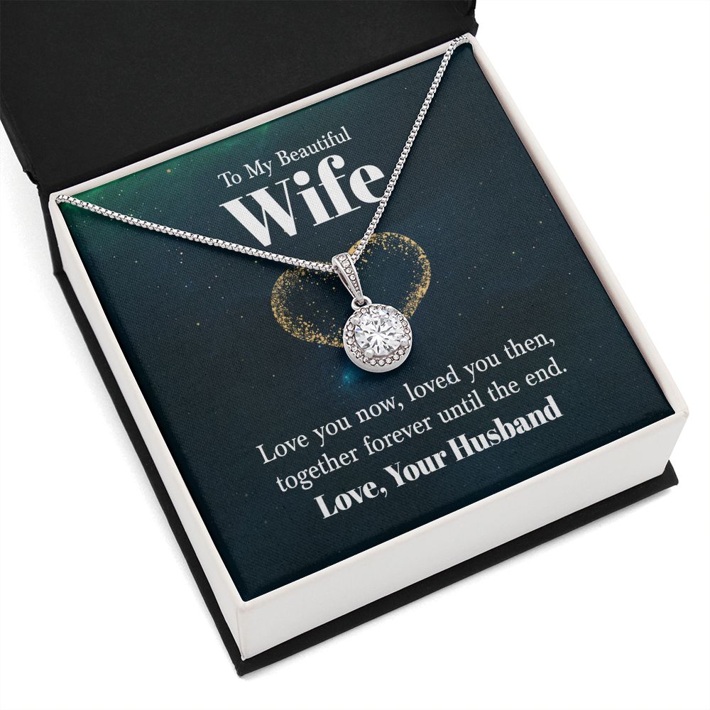 To My Wife Love You Now Eternal Hope Necklace Message Card-Express Your Love Gifts