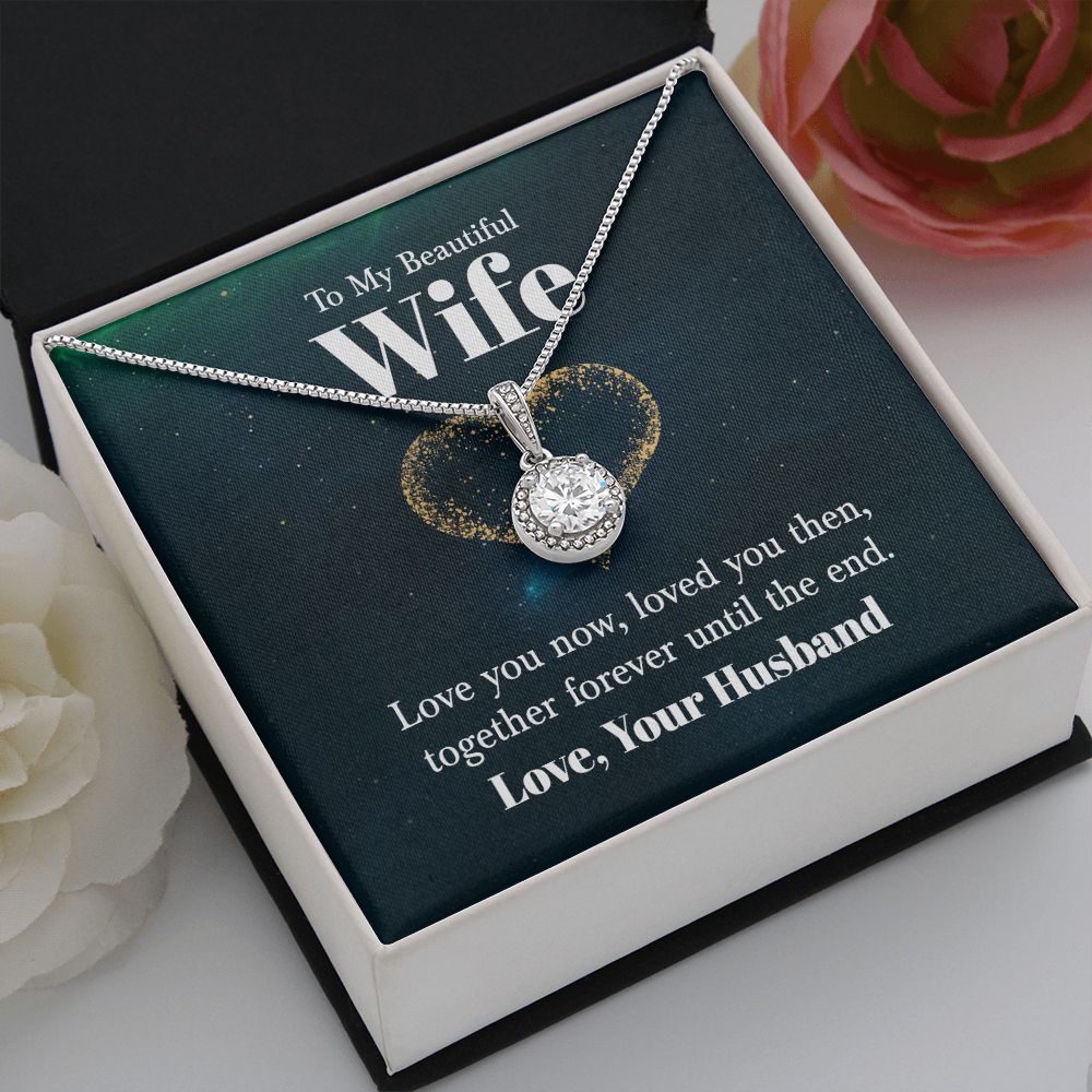 To My Wife Love You Now Eternal Hope Necklace Message Card-Express Your Love Gifts