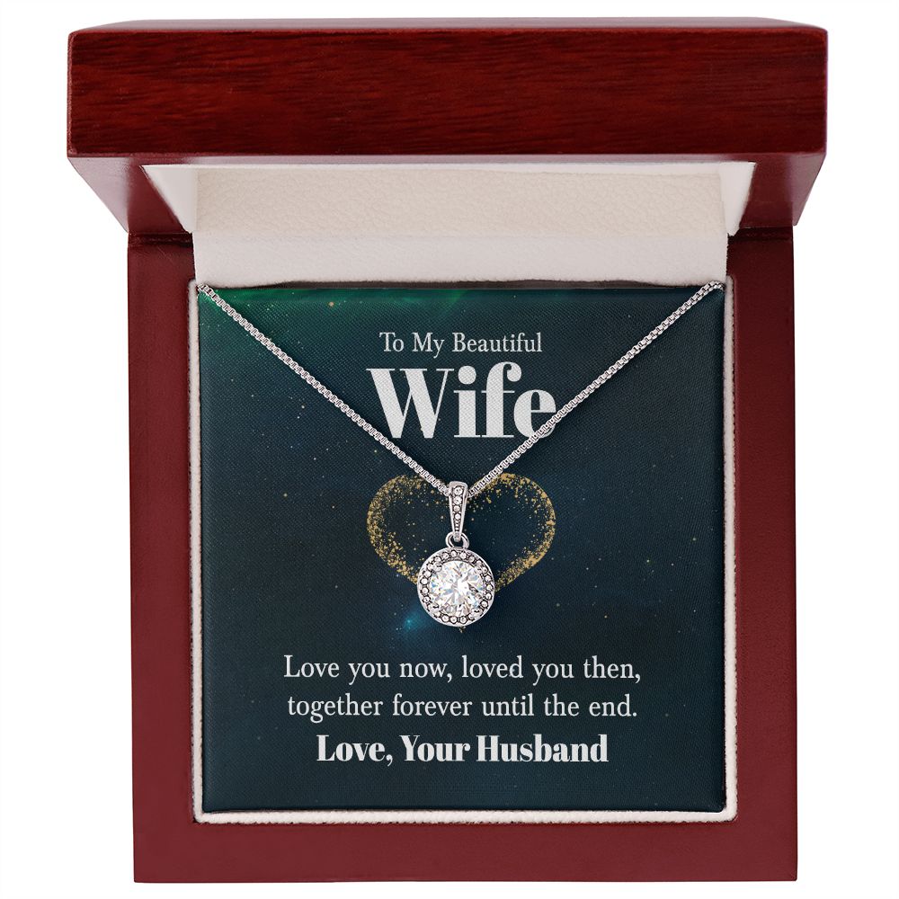 To My Wife Love You Now Eternal Hope Necklace Message Card-Express Your Love Gifts