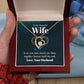 To My Wife Love You Now Forever Necklace w Message Card-Express Your Love Gifts