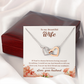 To My Wife Loving and Breathing Inseparable Necklace-Express Your Love Gifts