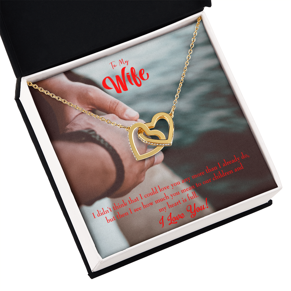 To My Wife Meaningful Wife Message Inseparable Necklace-Express Your Love Gifts