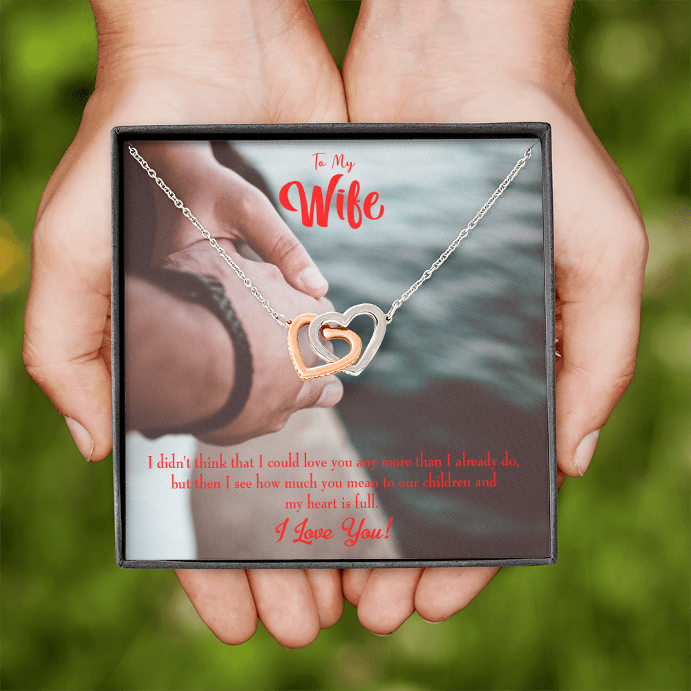 To My Wife Meaningful Wife Message Inseparable Necklace-Express Your Love Gifts