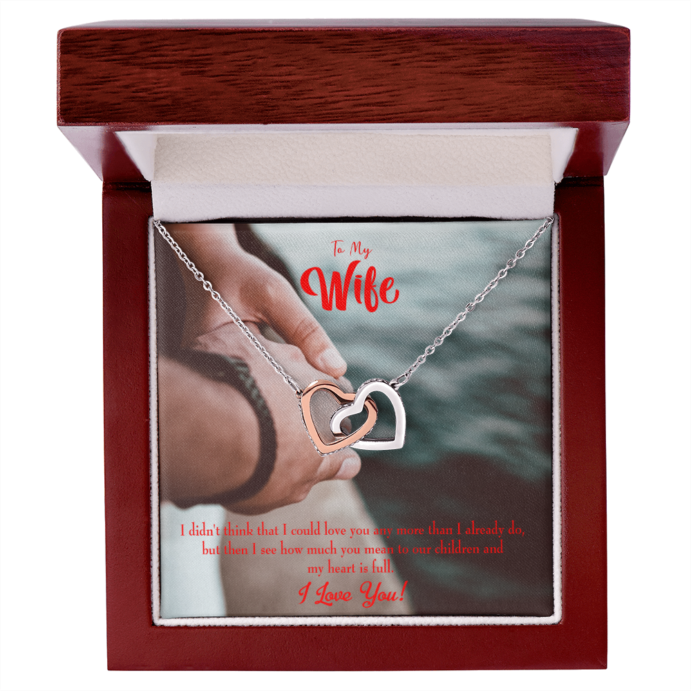 To My Wife Meaningful Wife Message Inseparable Necklace-Express Your Love Gifts