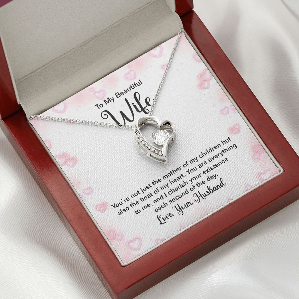 Buy Gift for Wife, Heart Necklace, to My Wife, Sentimental Gifts, Husband  to Wife, Jewelry Gift, Message Necklace, Jewelry Gift, Wife Birthday Online  in India - Etsy