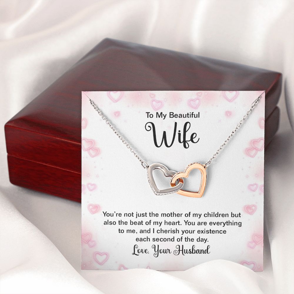To My Wife Mother of My Children Inseparable Necklace-Express Your Love Gifts