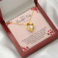 To My Wife Multiply it by Infinity Forever Necklace w Message Card-Express Your Love Gifts