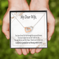 To My Wife My Dear Wife Inseparable Necklace-Express Your Love Gifts