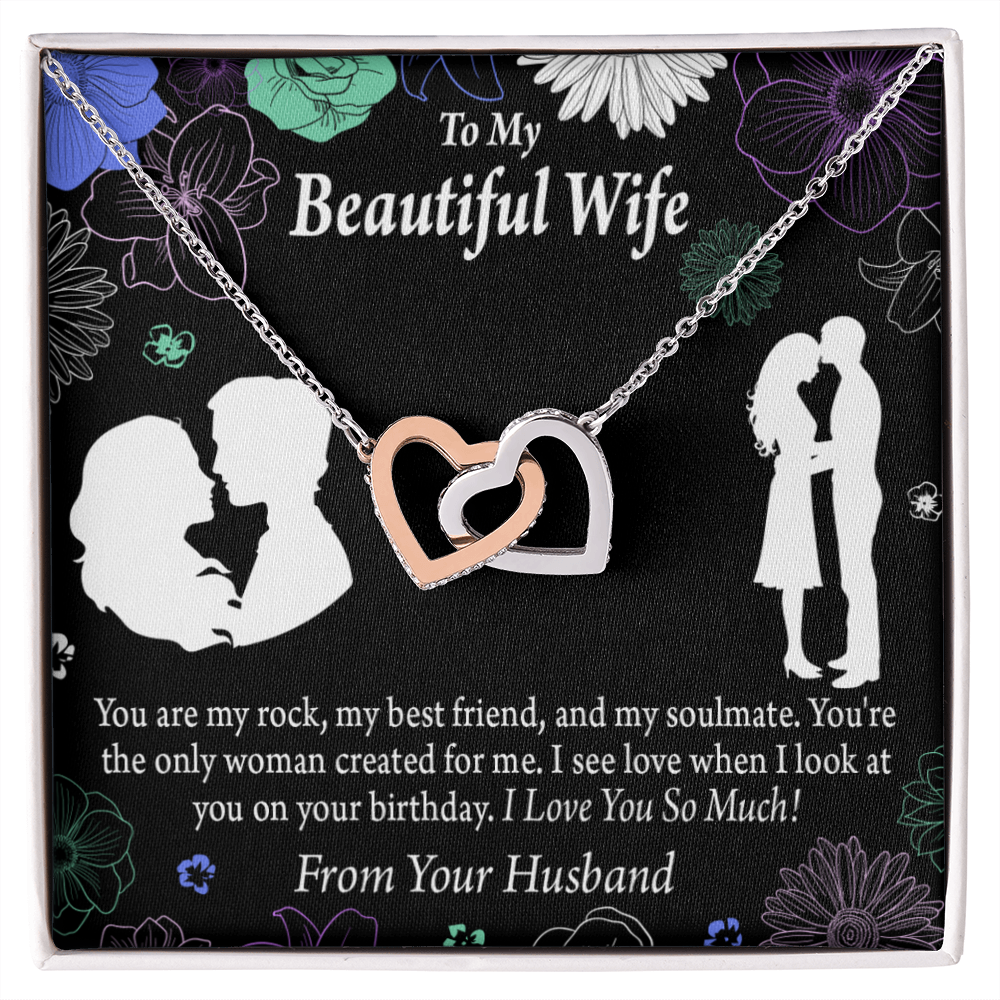 To My Wife My Rock Inseparable Necklace-Express Your Love Gifts