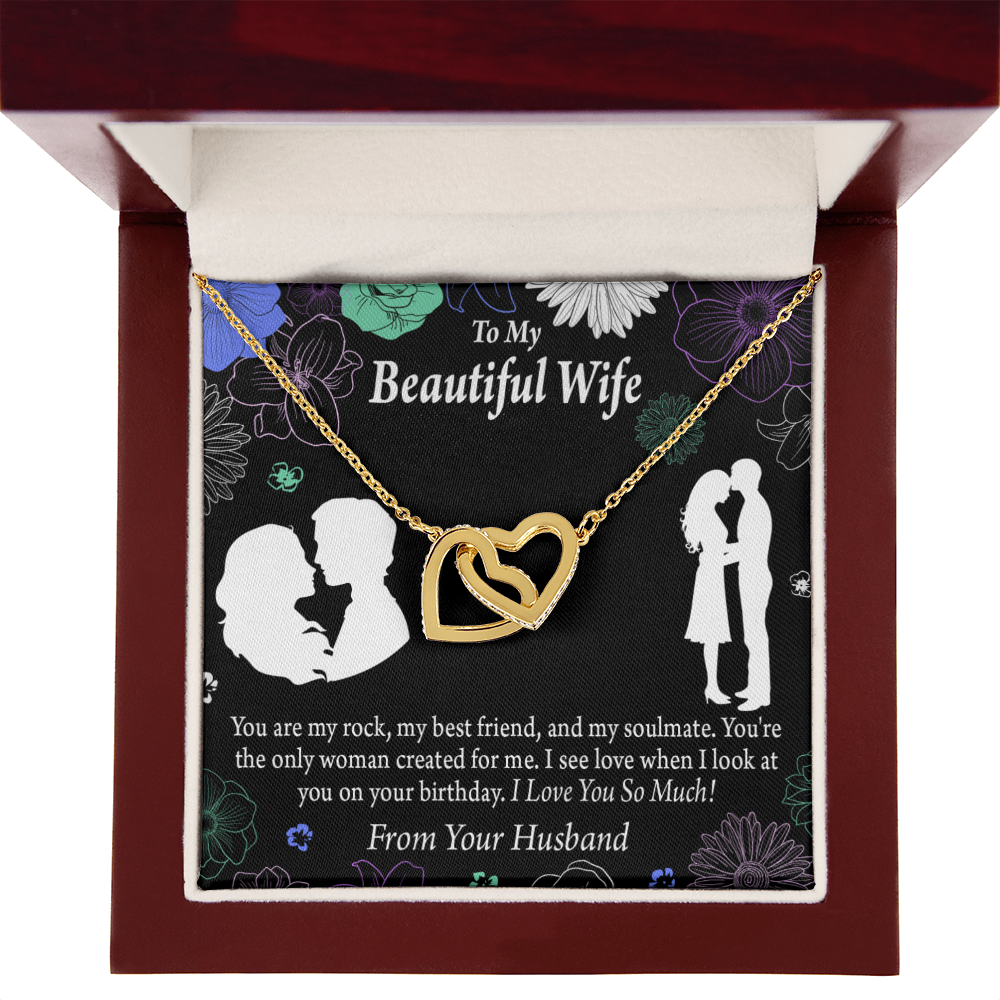 To My Wife My Rock Inseparable Necklace-Express Your Love Gifts